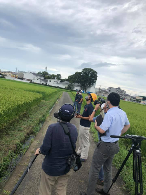 泉橋酒造　2020/9/10 NHK首都圏ネットワークでドローン農業が紹介されました