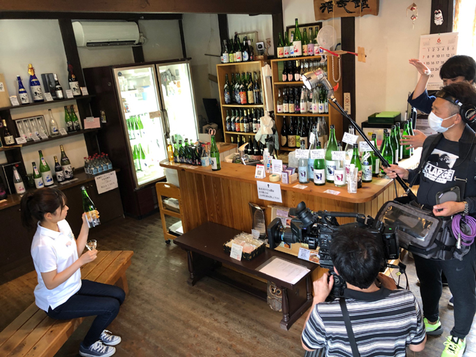 泉橋酒造の新しい取組の「甘酒」やファシリティドッグ応援酒」などが紹介されます